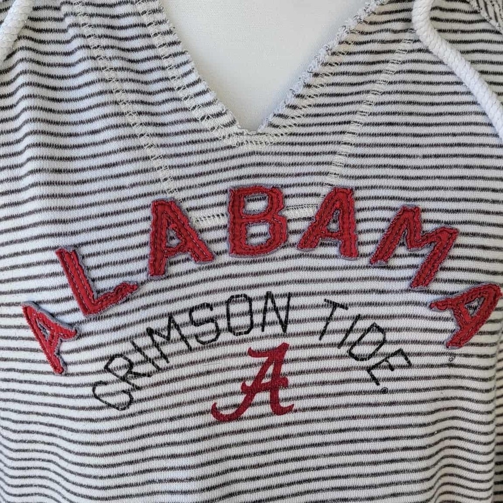 Striped Alabama Crimson Tide Hoodie - Picture 7 of 16